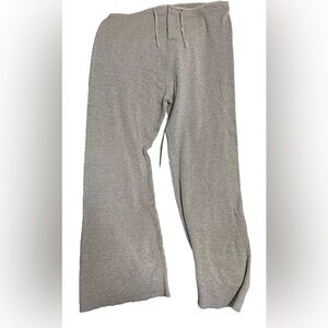 VINTAGE Women's Lucky Brand Dungarees by Gene Montesano Grey Knit Long Johns USA